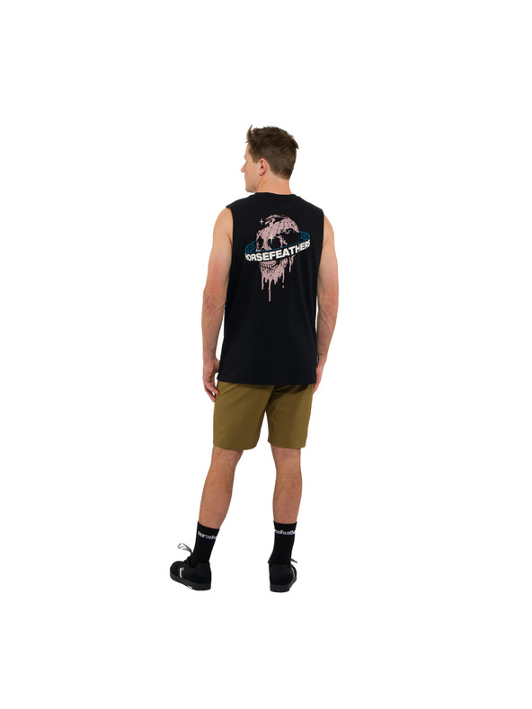 Horsefeathers Schwarzes Herren-Tanktop HORSEFEATHERS