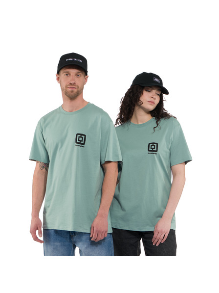 Horsefeathers Grünes Herren-T-Shirt HORSEFEATHERS