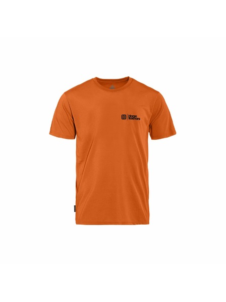 Horsefeathers Orangefarbenes Herren-Funktions-T-Shirt HORSEFEATHERS