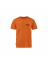 Horsefeathers Orangefarbenes Herren-Funktions-T-Shirt HORSEFEATHERS