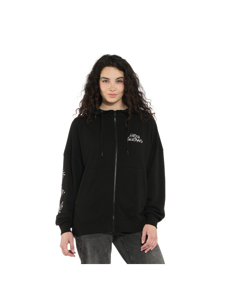 Horsefeathers Schwarzer Damen-Hoodie Sima HORSEFEATHERS