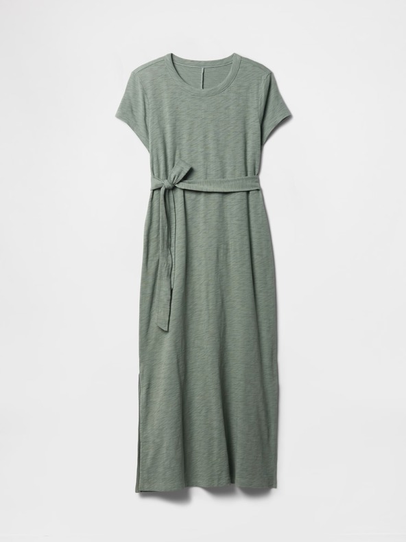 GAP Damen-Midi-Kleid mit Gürtel GAP