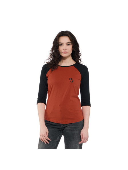Horsefeathers Ziegelrotes Damen-T-Shirt HORSEFEATHERS