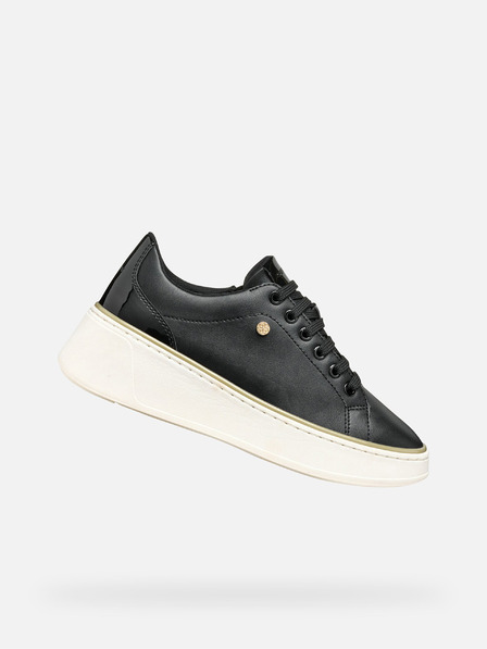 Geox Schwarze Geox Sunnetty Damen-Sneakers