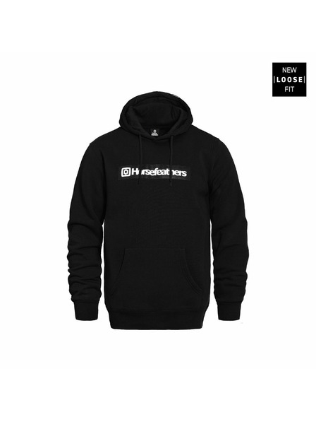 Horsefeathers Schwarze Herren-Sweatjacke HORSEFEATHERS