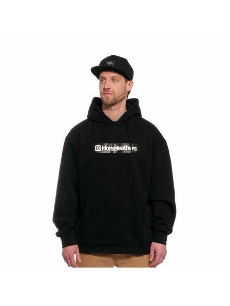 Horsefeathers Schwarze Herren-Sweatjacke HORSEFEATHERS