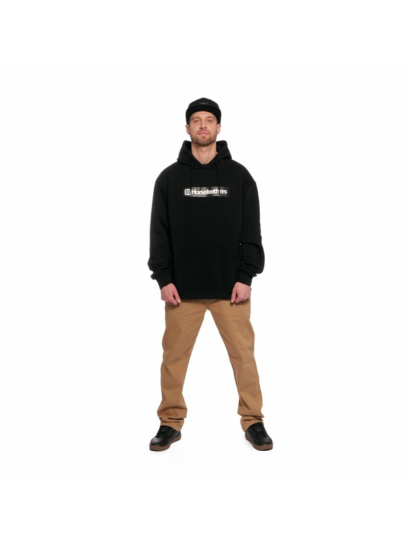 Horsefeathers Schwarze Herren-Sweatjacke HORSEFEATHERS