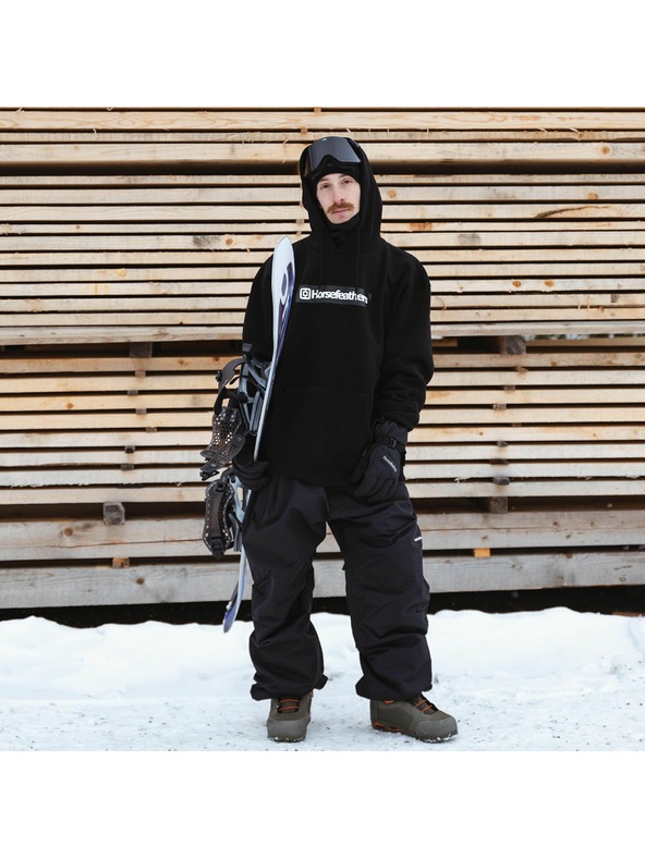 Horsefeathers Schwarze Herren-Sweatjacke HORSEFEATHERS