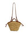 Marks & Spencer Kleine gewebte Stroh-Umhängetasche im Korbdesign Marks & Spencer beige