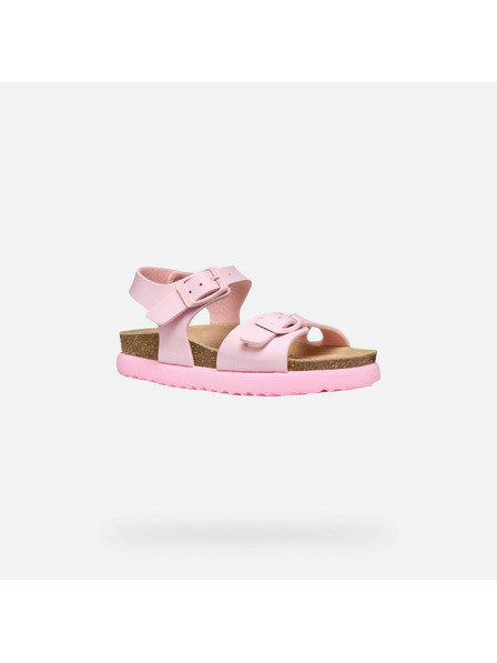 Geox Pink Geox Sandalubblebow Girls Sandals