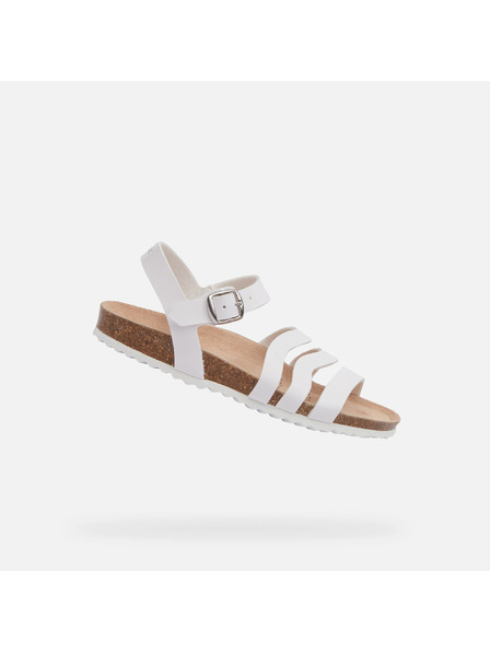 Geox White Geox Adriel Girls Sandals