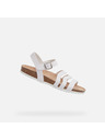 Geox White Geox Adriel Girls Sandals