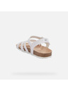 Geox White Geox Adriel Girls Sandals