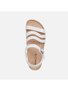 Geox White Geox Adriel Girls Sandals