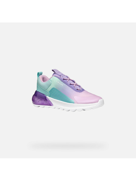 Geox Türkise Geox Activart Illuminus Sneaker für Mädchen