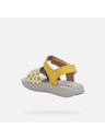 Geox Gelbe Geox Lightfloppy Sandalen für Mädchen