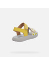 Geox Gelbe Geox Lightfloppy Sandalen für Mädchen