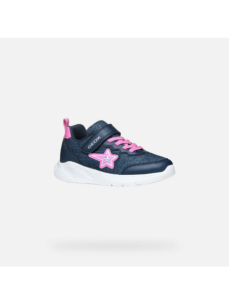 Geox Navy Blue Geox Sprintye Girls Sneakers