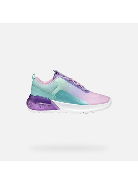 Geox Türkise Geox Activart Illuminus Sneaker für Mädchen