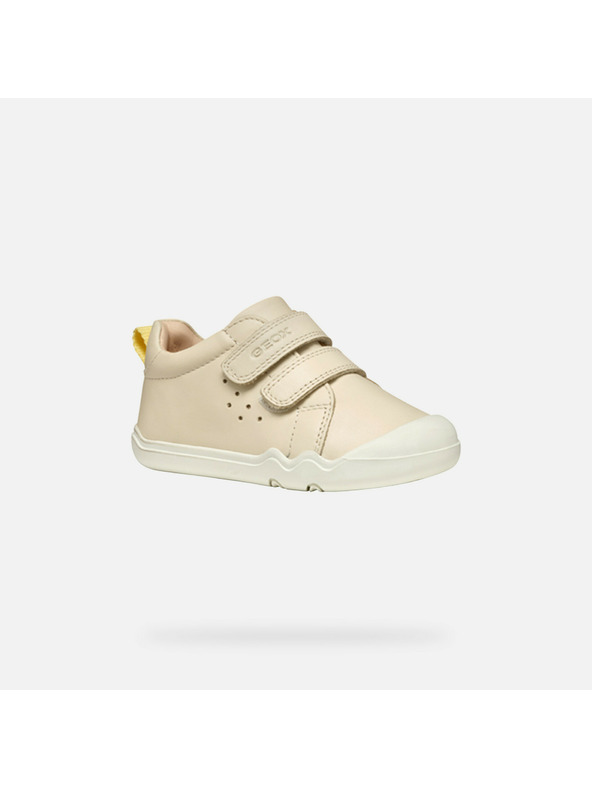 Geox Cremefarbene Mädchen Barefoot Sneaker Geox Steppieup
