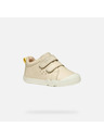 Geox Cremefarbene Mädchen Barefoot Sneaker Geox Steppieup