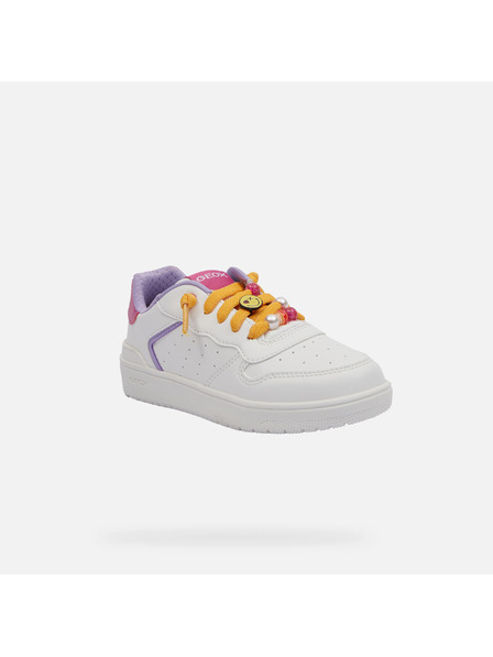 Geox Weiße Mädchen Turnschuhe Geox Washiba