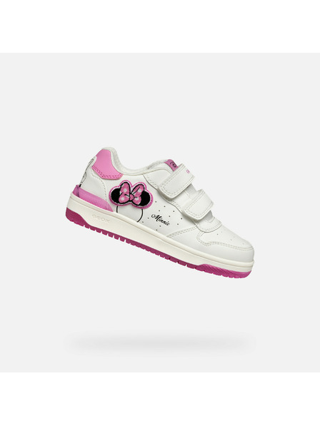 Geox Weiße Mädchen Turnschuhe Geox Washiba