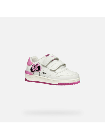 Geox Weiße Mädchen Turnschuhe Geox Washiba