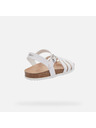 Geox White Geox Adriel Girls Sandals