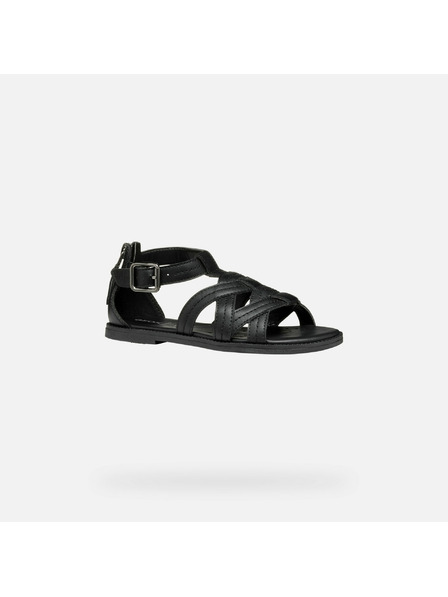 Geox Schwarze Mädchen Sandalen Geox Karly