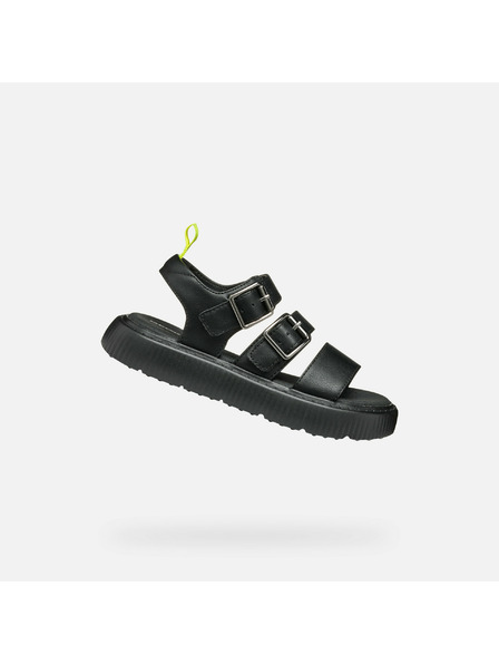 Geox Black Geox Kodette Girls Sandals