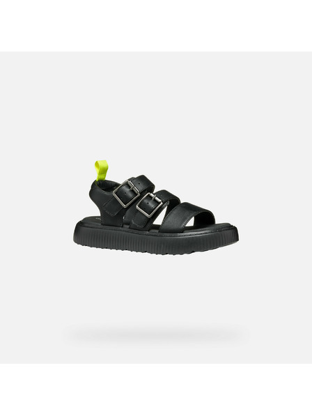 Geox Black Geox Kodette Girls Sandals