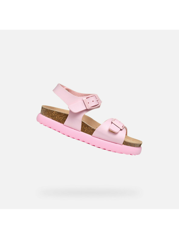 Geox Pink Geox Sandalubblebow Girls Sandals