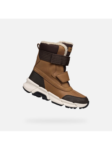 Geox Braune Jungen Stiefeletten Geox Flexyper Plus