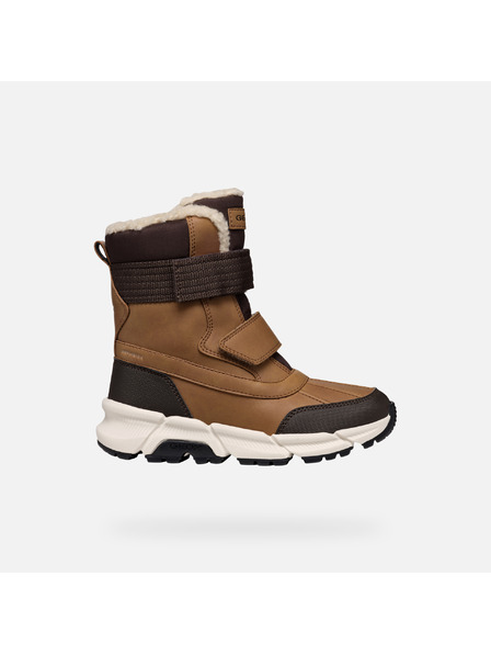Geox Braune Jungen Stiefeletten Geox Flexyper Plus