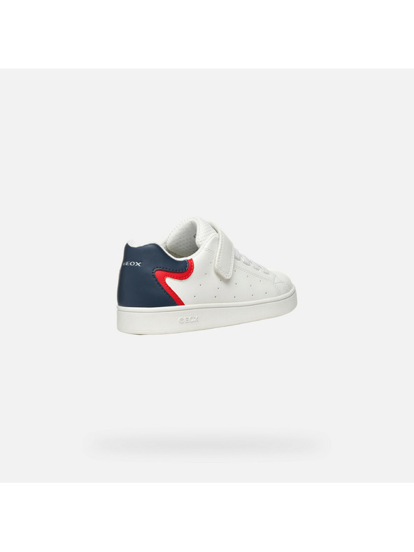 Geox Weiße Geox Eclyper Turnschuhe für Jungen