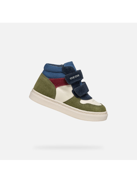 Geox Dunkelgrüne Jungen Sneaker Geox Nashik
