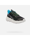Geox Schwarze Jungen Sneaker Geox Fast