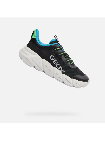 Geox Schwarze Jungen Sneaker Geox Fast