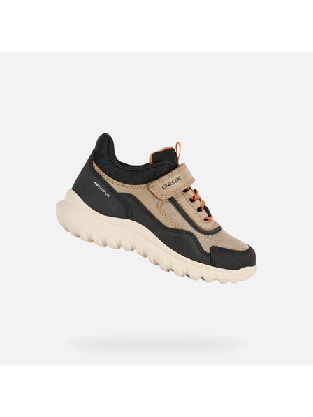 Geox Beige Jungen Geox Sims B Abx Turnschuhe