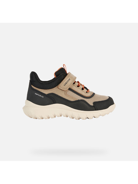 Geox Beige Jungen Geox Sims B Abx Turnschuhe