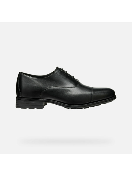 Geox Schwarze Herren Business Schuhe Geox Walk Pleasure F
