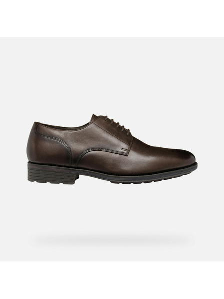 Geox Braune Herren-Businessschuhe Geox Walk Pleasure F