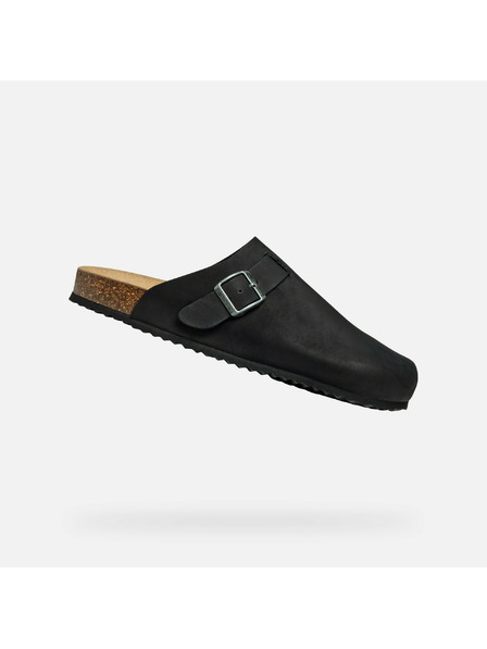 Geox Schwarze Herren-Slipper Geox Ghita