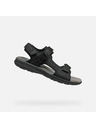 Geox Schwarze Herrensandalen Geox Spherica EC5
