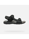 Geox Schwarze Herrensandalen Geox Spherica EC5