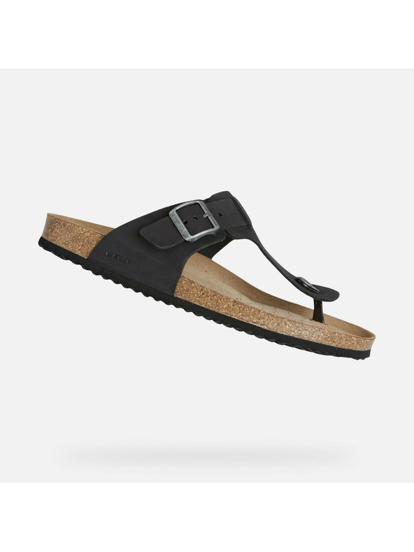 Geox Schwarze Herren-Flip-Flops Geox Ghita