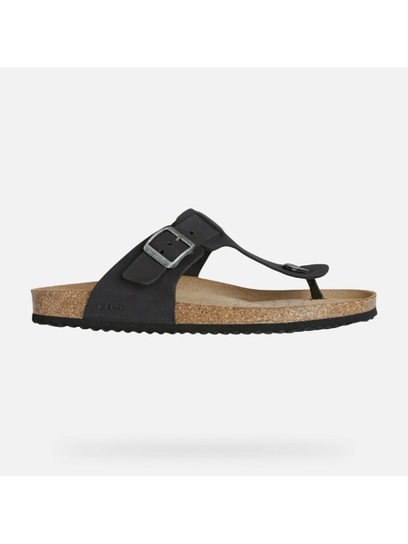 Geox Schwarze Herren-Flip-Flops Geox Ghita