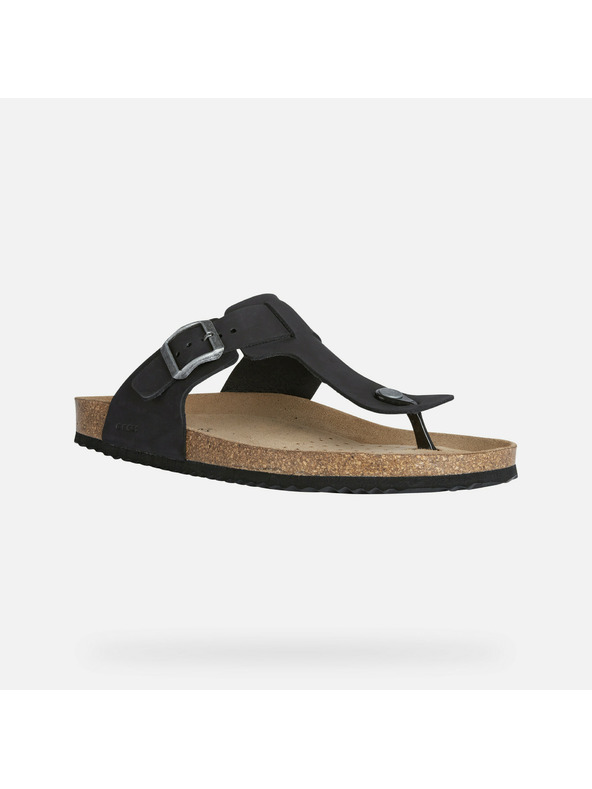 Geox Schwarze Herren-Flip-Flops Geox Ghita