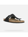 Geox Schwarze Herren-Flip-Flops Geox Ghita